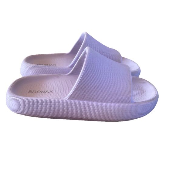 Women's Bronax Lavender Purple Slip On Slide Shoes Size 5 or Eu 35-36 - Picture 1 of 10